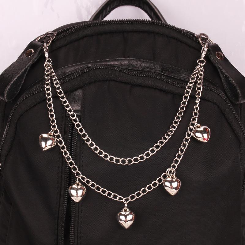 Jewelry Versatile Street Shot Women's Bag Accessories Chain Butterfly Double Chain Business Temperament Bag Chain