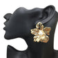 Pearl Petal Flower Stud Earrings Pop Jewelry Night Party Performance Earrings