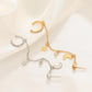 ins star moon chain ear clip fashion creative niche design one-piece ear bone clip personality earrings