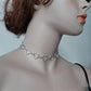 Jewelry Geometric Creative Necklace Female Simple Heart Shaped Hollow Chain Necklace Clavicle Chain Female