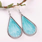 Exaggerated Ethnic Earrings Geometric Drop Shaped Earrings Hand Woven Silk Thread Earrings