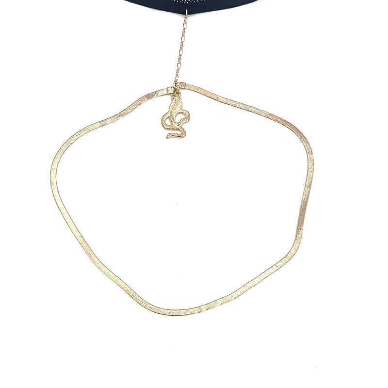 Jewelry Fashion Metal Snake Element Leg Chain Female Simple Alloy Snake Chain Leg Ring Sexy Body Chain