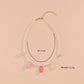 Fashion Geometric Oval Resin Acrylic Necklace Elegant Temperament Imitation Pearl Necklace Jewelry