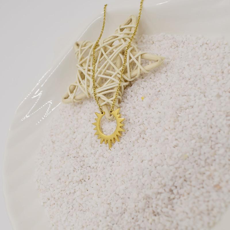 accessories sunflower necklace female sunflower pendant ins jewelry