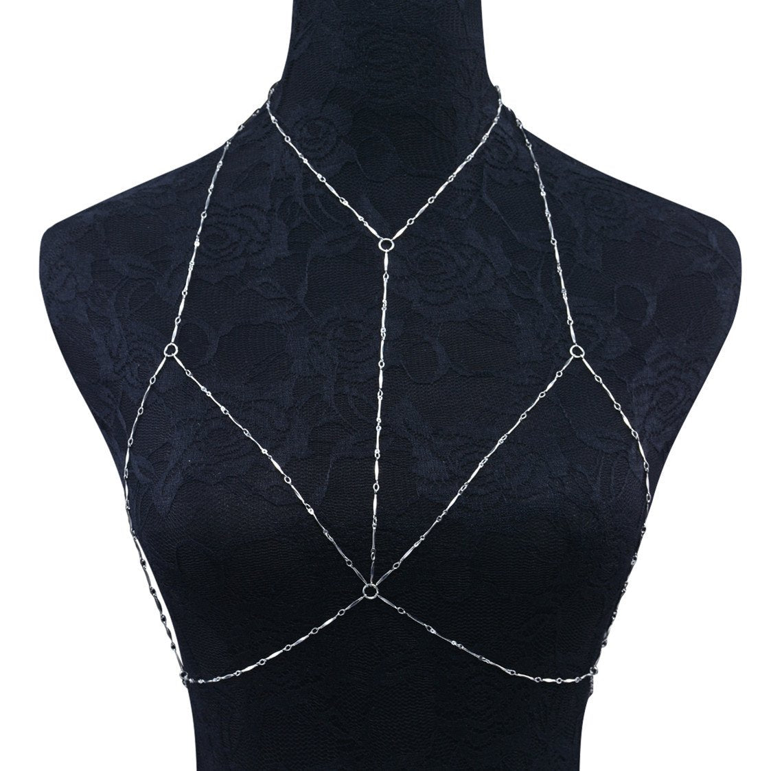 Jewelry Sexy Women's Night Body Clothes Chain Handmade Chest Chain Necklace