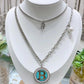 Niche design B letter tassel ins multi-layer versatile fashion titanium steel sweater chain necklace female