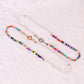 Necklace Women's Asymmetrical Beach Explosion Color Beads Imitation Pearl Trend Fashion Necklace