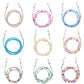 Jewelry Popular Rice Beads Glasses Chain Versatile Personality Mask Accessories 9-Piece Set