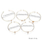 Hand jewelry simple diamond-studded metal rudder arrow heart thin bracelet opening bracelet