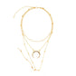 Trendy Pop Women's Bohemian Ball Moon Bead Pendant Multilayer Items Jewelry