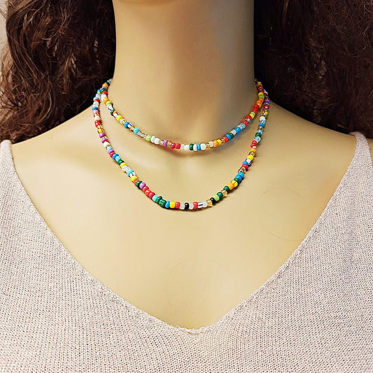 Jewelry Handmade Colorful Rice Beads Waist Decoration Beach Chain Summer Popular Waist Chain Women