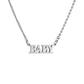 Pendant fashion English letter baby stainless steel personality word necklace clavicle chain