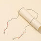 Mask Lanyard Necklace Fashion Color Triangular Glass Zircon Anti-lost Hanging Chain Glasses Chain