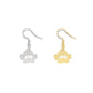 Jewelry creative pet dog paw dog print earrings female earrings cute animal paw earrings