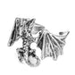 Hip Hop Pterodactyl Luminous Wings Open Ring Halloween Street Metal Ornaments