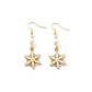 Jewelry White Pearl Snowflake Stud Earrings Ladies Christmas Gift Earrings Earrings