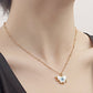 Jewelry ins color dripping oil butterfly devil eye pendant necklace female explosion