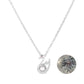 One hundred languages of the same style I love you necklace copper micro-inlaid zircon big belly swan pendant