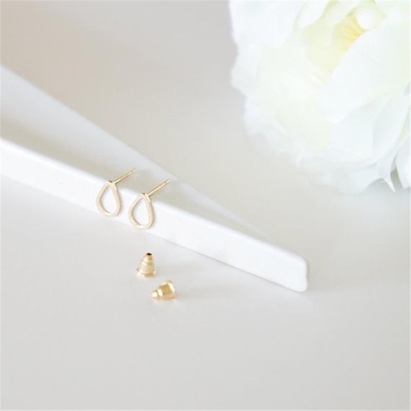 Earrings Simple Water Drop Shape Stud Earrings Classic Versatile Female Stud Earrings