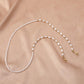 Jewelry fashion retro pearl glasses chain creative temperament oval rice beads anti-lost mask hanging chain