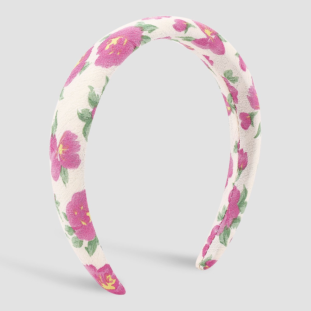 F523 Small Fresh Printed Sponge Headband Sweet Girl Heart High Temperament Simple Fashion Headband