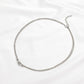 Simple U-shaped multi-layer necklace fashion retro metal horseshoe buckle clavicle chain niche design