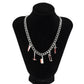Jewelry Gothic Dagger Ax Pendant Sweater Necklace Punk Halloween Funny Necklace Female