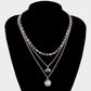 Jewelry fashion exaggerated trend eye necklace multi-layered with devil's eye pendant female necklace