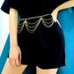 Jewelry personality fashion sexy body chain female multi-layer metal chain tassel pendant waist chain