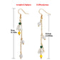 Jewelry small fresh forest super fairy bell flower earrings ladies long tassel earrings earrings