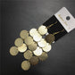 Fashion personality rhombus metal frosted disc ladies earrings popular earrings