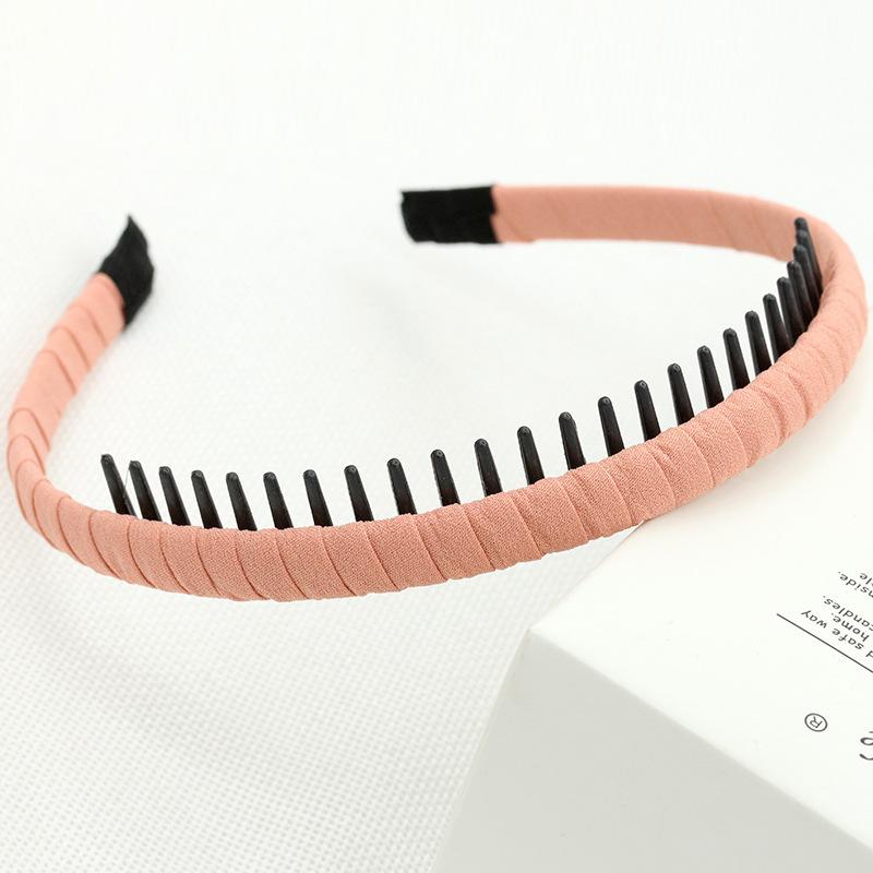 Around the cloth hairpin fabric multi-tooth thin headband stall 2 yuan hair accessories