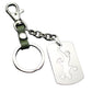 Lizard gecko stainless steel key chain car decoration couple bag key pendant top layer cowhide