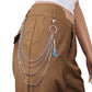 Jewelry simple fashion guitar accessories body chain personality punk metal chain multi-layer pants chain