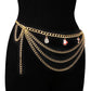 Ornament Christmas element pendant accessories belt pants chain fashion all-match Christmas gift waist chain