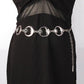 Moon metal waist chain women's sun decoration with dress ins trend simple and versatile chain waist accessories