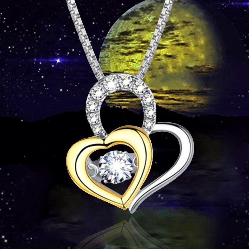 Jewelry Pendant Necklace Female Niche Design Feeling Love Heart Pendant Necklace Mother's Day Gift Jewelry