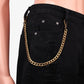 Fashion trendy simple and versatile punk metal chain can be used as a trouser chain bag chain for multiple purposes