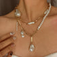 Jewelry Temperament Baroque Shaped Pearl Necklace Creative Irregular Chain Clavicle Necklace Female