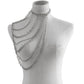 Fashion Trend Halter Neck Chain Clavicle Necklace Sexy Geometric U Shape Tassel One Shoulder Body Chain Female