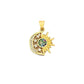 Jewelry Sun Moon Star Pendant Necklace Female Summer Bohemia Retro Clavicle Chain Jewelry
