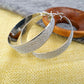 Fashion temperament matte earrings alloy ring ear jewelry earrings earrings