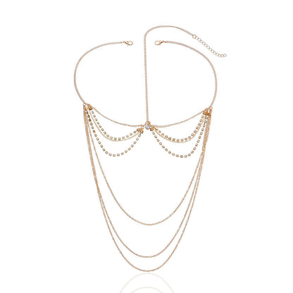 Jewelry Fashion Fashion Hair Accessories Rhinestone Chain Jewelry Fashion Simple Hair Accessories