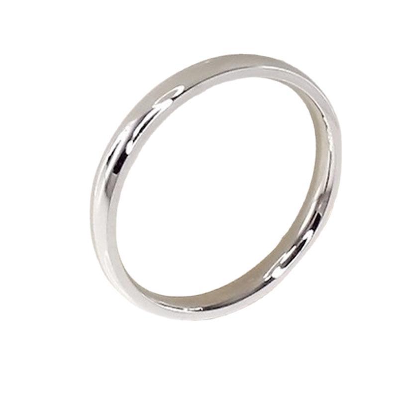 Personality Fashion Stainless Steel Ring Men's Titanium Steel Simple Tail Ring Ring Jewelry