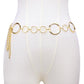 Jewelry simple size round chain body chain personality retro cold metal waist chain