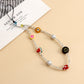 Jewelry Bohemian transparent rice beads multi-element cool mobile phone anti-lost lanyard mobile phone chain female
