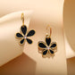 Elegant and creative golden geometric butterfly fashion plate earrings trend character hollow ear jewelry female
