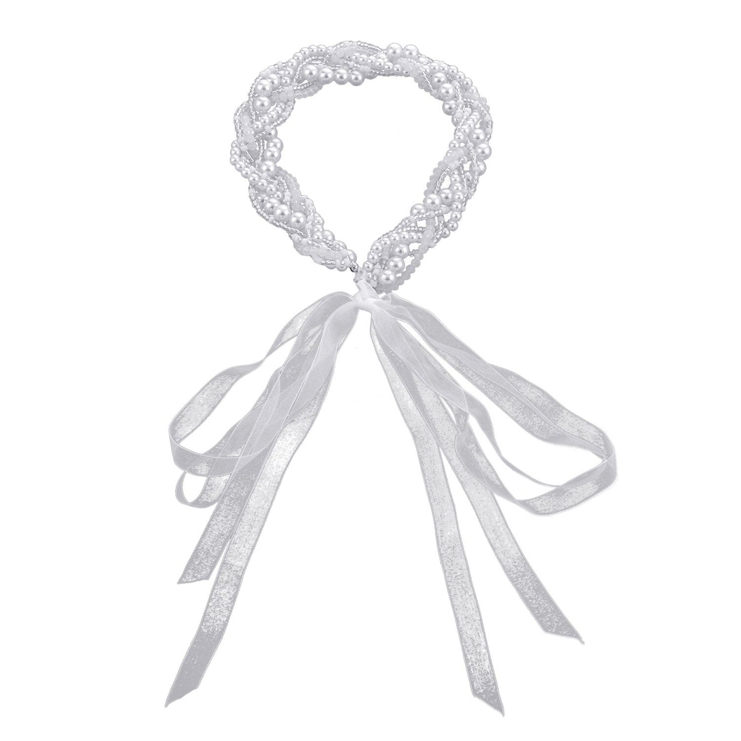 Jewelry Net Red Pearl Headband Fairy Mori Simple Hair Band Simple Cute Versatile Ribbon
