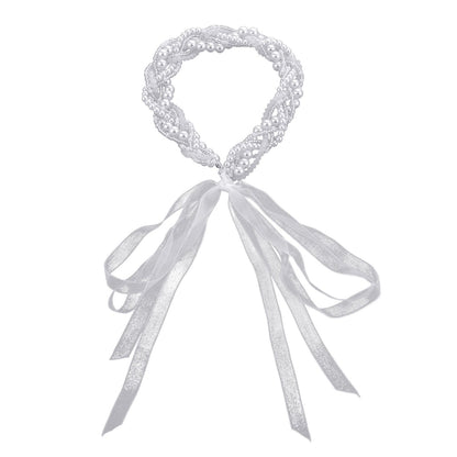 Jewelry Net Red Pearl Headband Fairy Mori Simple Hair Band Simple Cute Versatile Ribbon