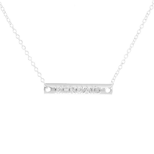Necklace Explosive Long Bar Pendant Mermaid Exquisite Clavicle Chain Summer Jewelry Exclusively For